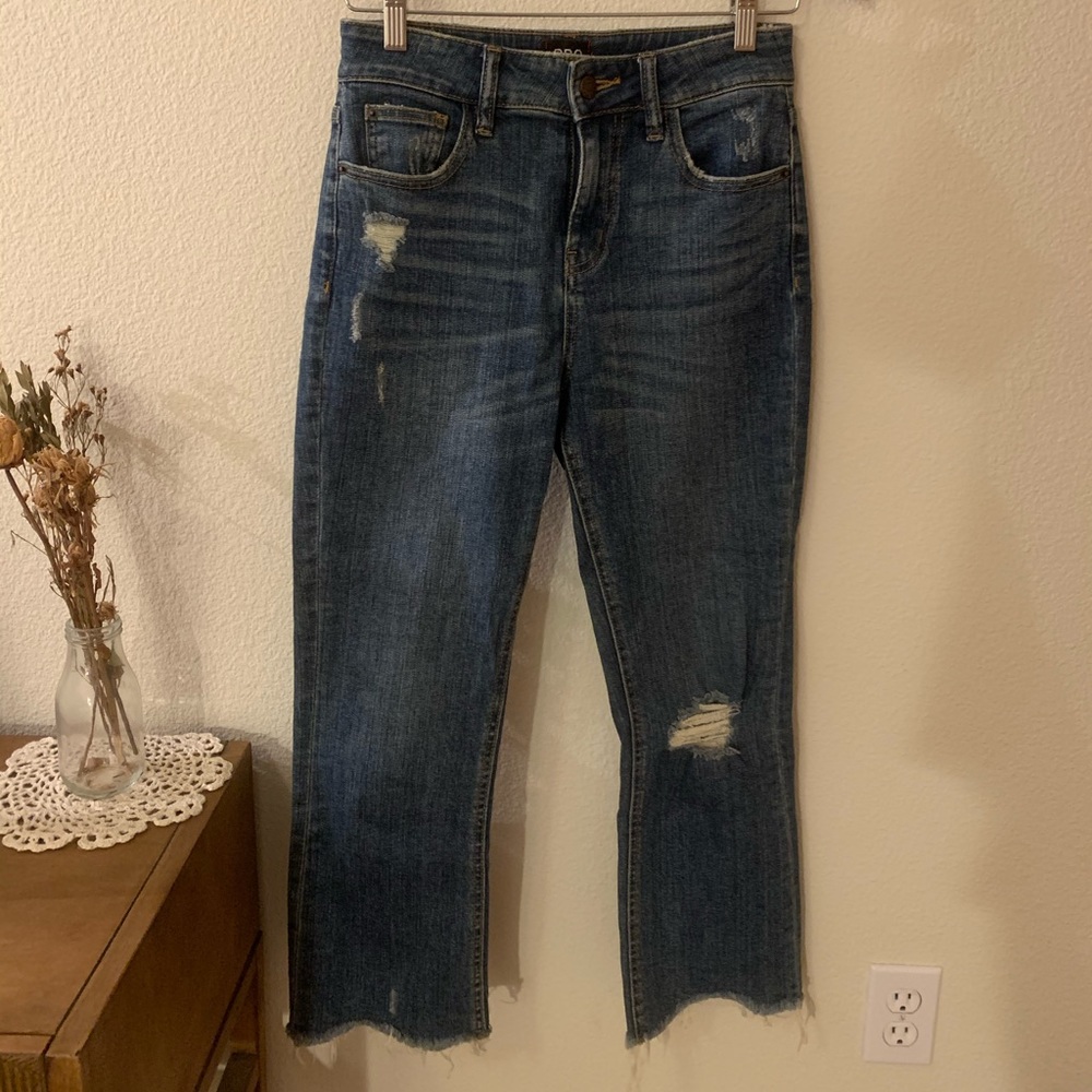 urban outfitters cropped flare jeans